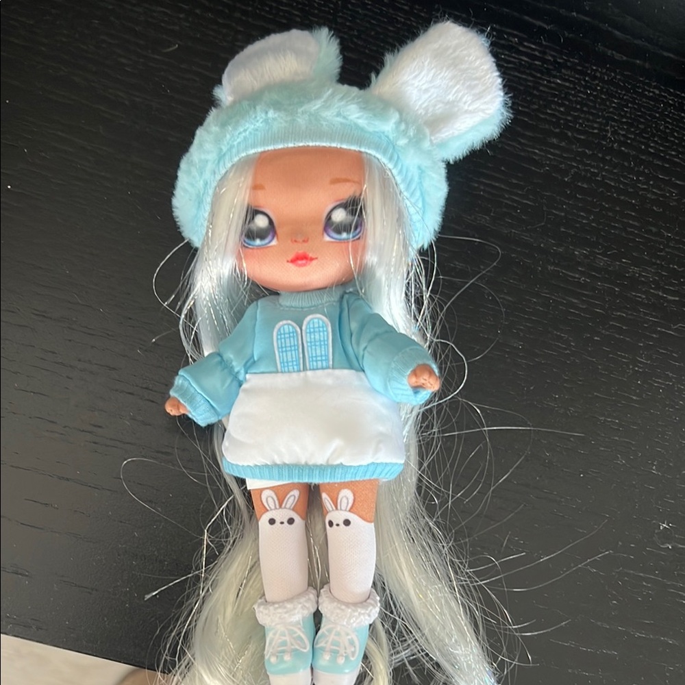 Adorable Blue Bunny Doll with Accessories